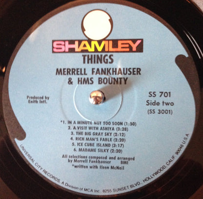 Merrell Fankhauser & H.M.S. Bounty : Things! (LP, Album)