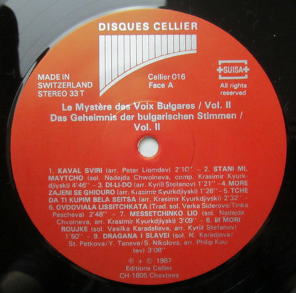 Marcel Cellier Présente Le Mystère Des Voix Bulgares : Le Mystère Des Voix Bulgares (Volume 2) (LP, Gat)