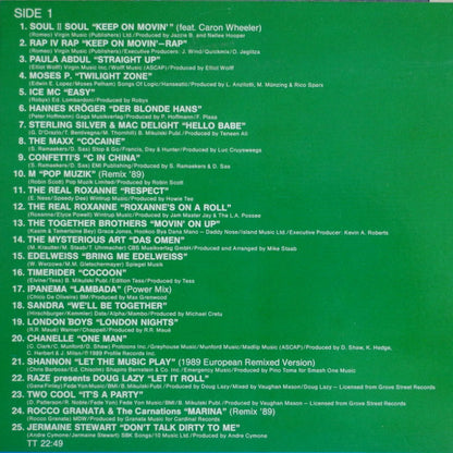 Various : Nonstop Hitmix 89/90 (LP, Mixed)