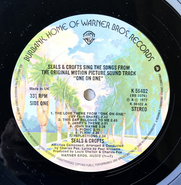 Seals & Crofts : Sing The Songs From One On One (LP)