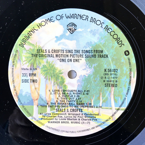 Seals & Crofts : Sing The Songs From One On One (LP)