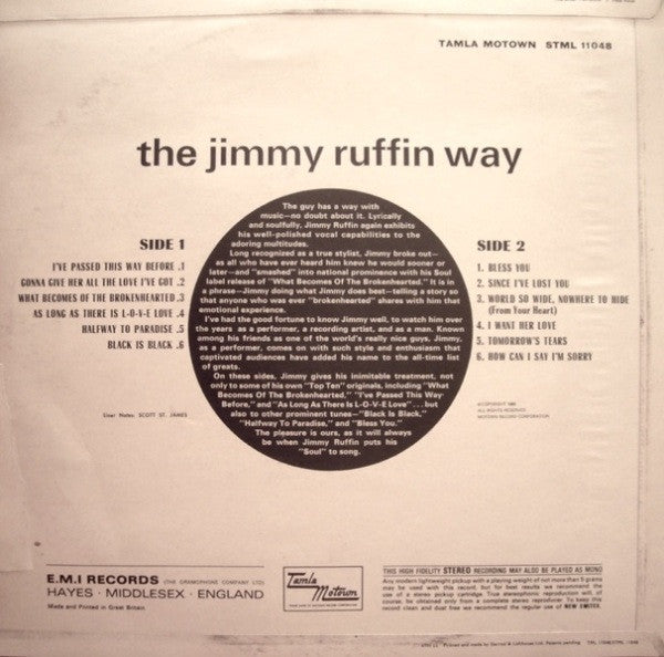 Jimmy Ruffin : The Jimmy Ruffin Way (LP, Album)