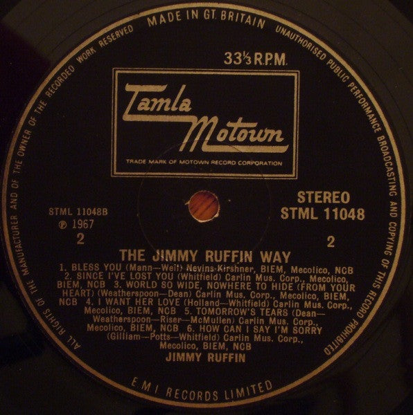 Jimmy Ruffin : The Jimmy Ruffin Way (LP, Album)