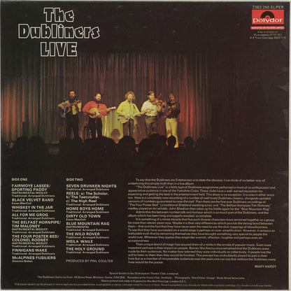 The Dubliners : The Dubliners Live (LP, Album)