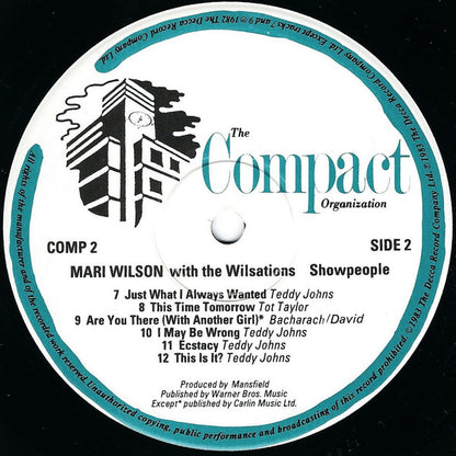 Mari Wilson With The Wilsations : Showpeople (LP, Album)