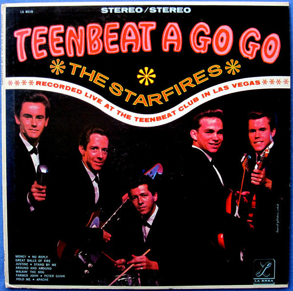 The Starfires (2) : Teenbeat A Go Go (LP, Album, Mono)