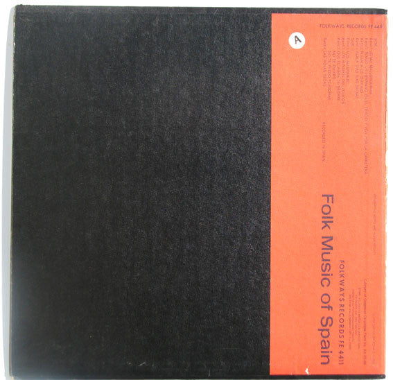 Various : Folk Music Of Spain (LP, Mono, RE)