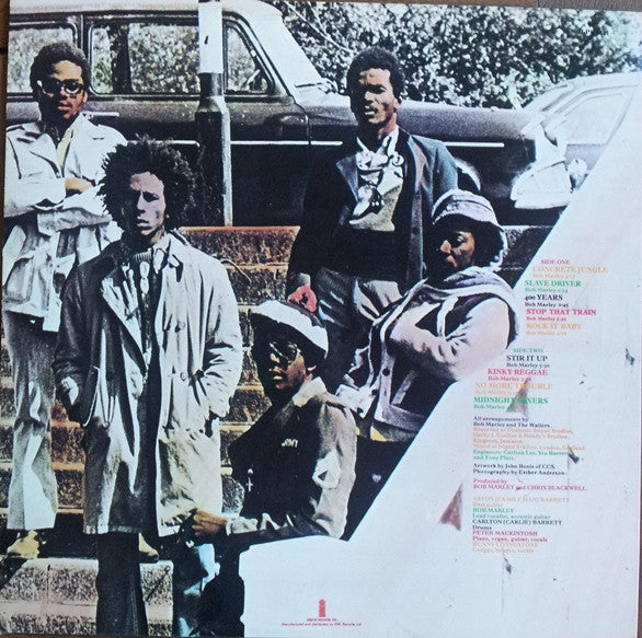 Bob Marley & The Wailers : Catch A Fire (LP, Album, RE)