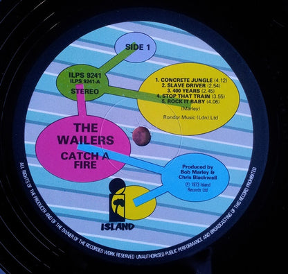 Bob Marley & The Wailers : Catch A Fire (LP, Album, RE)