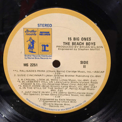 The Beach Boys : 15 Big Ones (LP, Album, Gat)