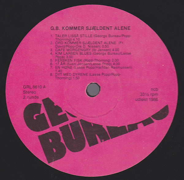 Georgs Bureau : Kommer Sjældent Alene! (Polyrytmik I Samfundets Tjeneste) (LP, Album)