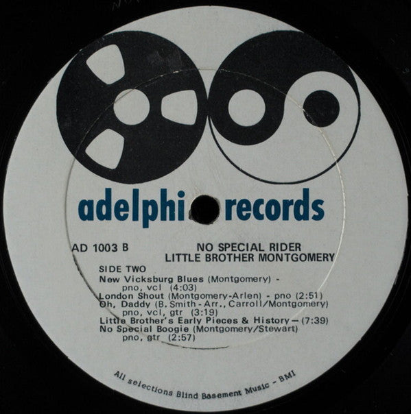 Little Brother Montgomery With Jeanne Carroll : No Special Rider (LP, Album)