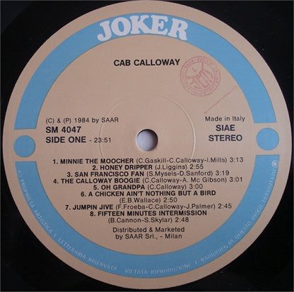 Cab Calloway : Cab Calloway (LP, Comp)