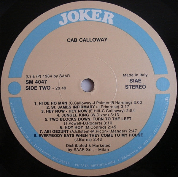 Cab Calloway : Cab Calloway (LP, Comp)