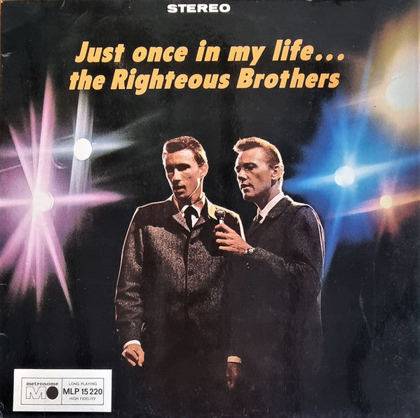 The Righteous Brothers : Just Once In My Life (LP, Album)