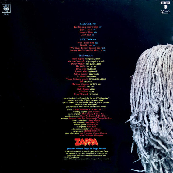 Frank Zappa : Joe's Garage Act I (LP, Album, Gat)
