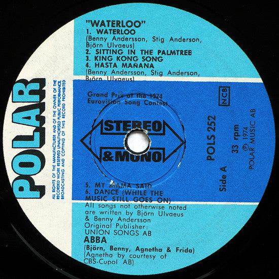 ABBA, Björn & Benny, Agnetha & Anni-Frid : Waterloo (LP, Album, RE)