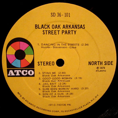 Black Oak Arkansas : Street Party (LP, Album, Pre)