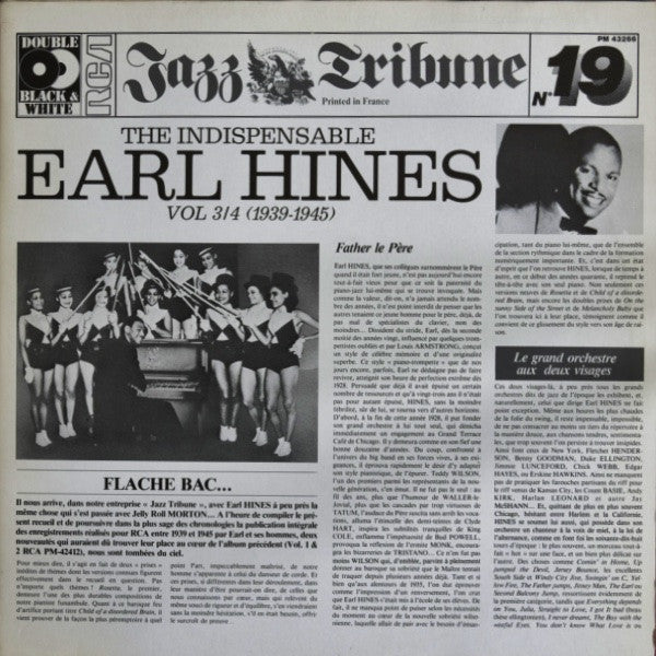 Earl Hines : The Indispensable Earl Hines Vol 3/4 (1939-1945) (2xLP, Comp)