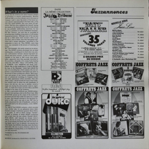 Earl Hines : The Indispensable Earl Hines Vol 3/4 (1939-1945) (2xLP, Comp)