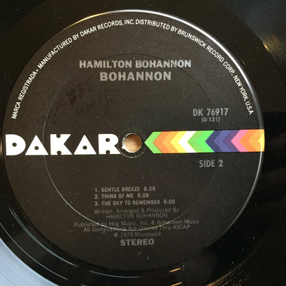 Hamilton Bohannon : Bohannon (LP, Album)