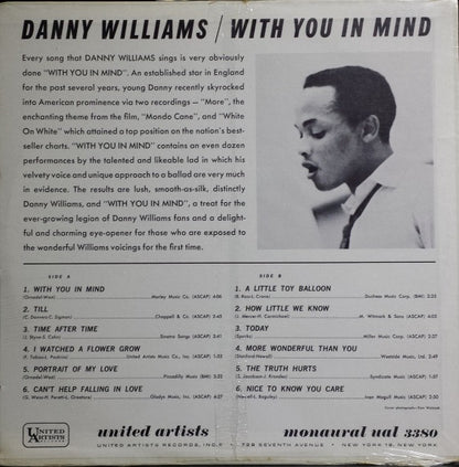 Danny Williams : With You In Mind (LP, Album)