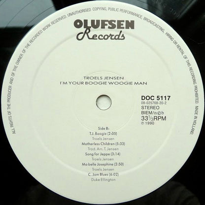 Troels Jensen : I'm Your Boogie Woogie Man (LP, Album)