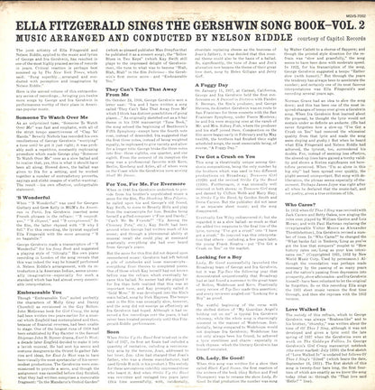 Ella Fitzgerald : Ella Fitzgerald Sings The Gershwin Song Book Vol. 2 (LP)