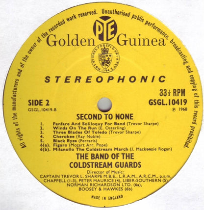 Coldstream Guards : Second To None (LP)