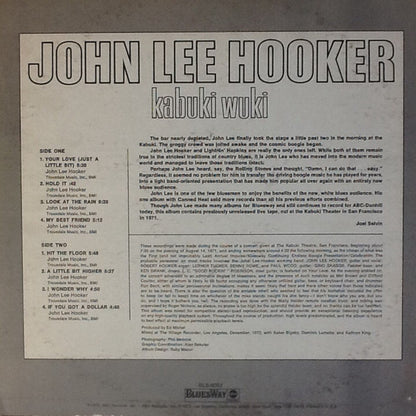 John Lee Hooker : Kabuki Wuki (LP, Album, Quad)