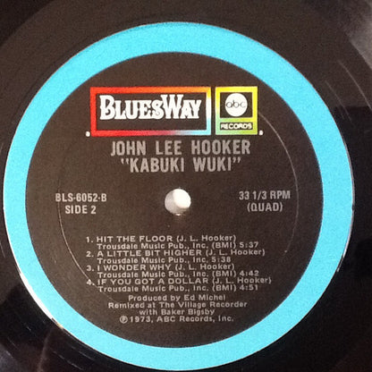 John Lee Hooker : Kabuki Wuki (LP, Album, Quad)