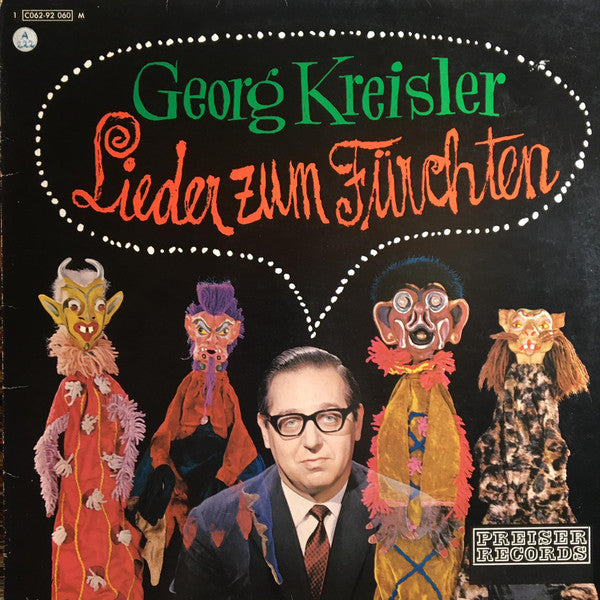 Georg Kreisler : Lieder Zum Fürchten (LP, Album, RE)