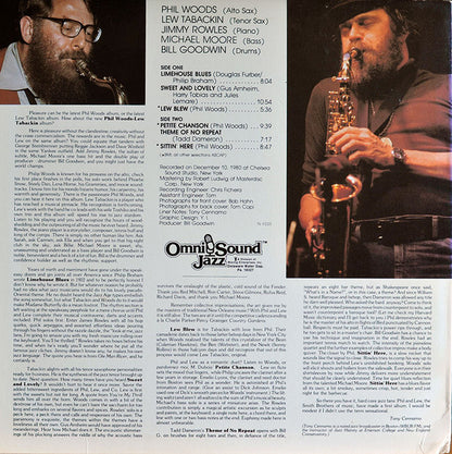 Phil Woods / Lew Tabackin : Phil Woods / Lew Tabackin (LP, Album)