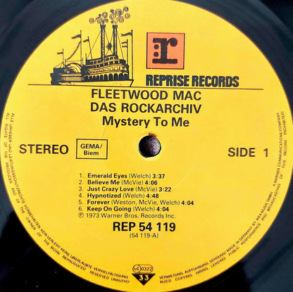 Fleetwood Mac : Mystery To Me (LP, Album, RE)