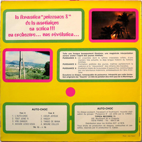 Puissance 8 : Auto-Choc (LP, Album)