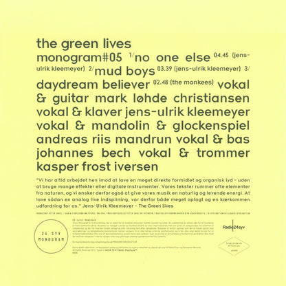 The Green Lives : Monogram #05 (12", S/Sided)