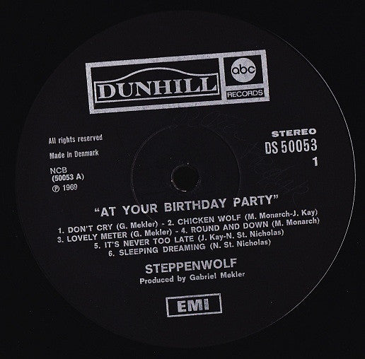 Steppenwolf : At Your Birthday Party (LP, Album, Gat)