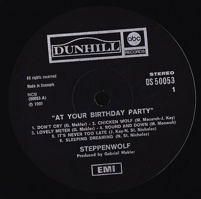 Steppenwolf : At Your Birthday Party (LP, Album, Gat)