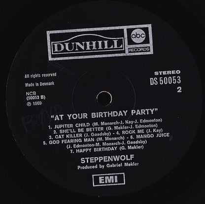 Steppenwolf : At Your Birthday Party (LP, Album, Gat)