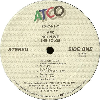 Yes : 9012Live - The Solos (LP, Album, SP )