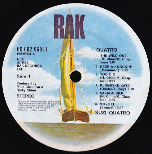 Suzi Quatro : Quatro (LP, Album)