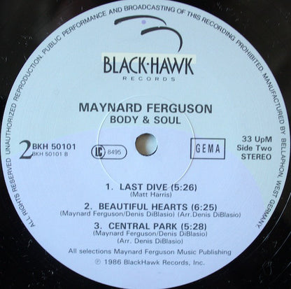 Maynard Ferguson : Body & Soul (LP, Album)