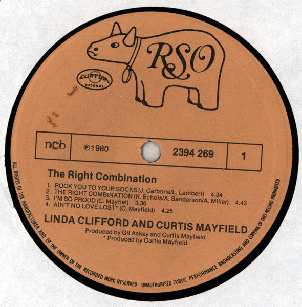 Linda Clifford / Curtis Mayfield : The Right Combination (LP, Album)