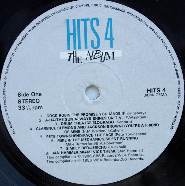 Various : Hits 4 - The Album (LP, Comp)