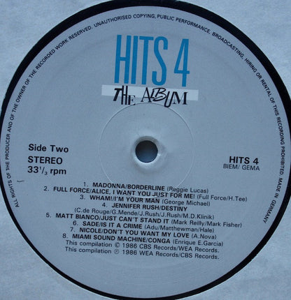 Various : Hits 4 - The Album (LP, Comp)