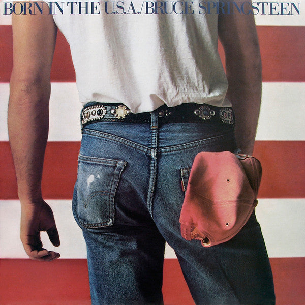 Bruce Springsteen : Born In The U.S.A. (LP, Album, RE, Red)