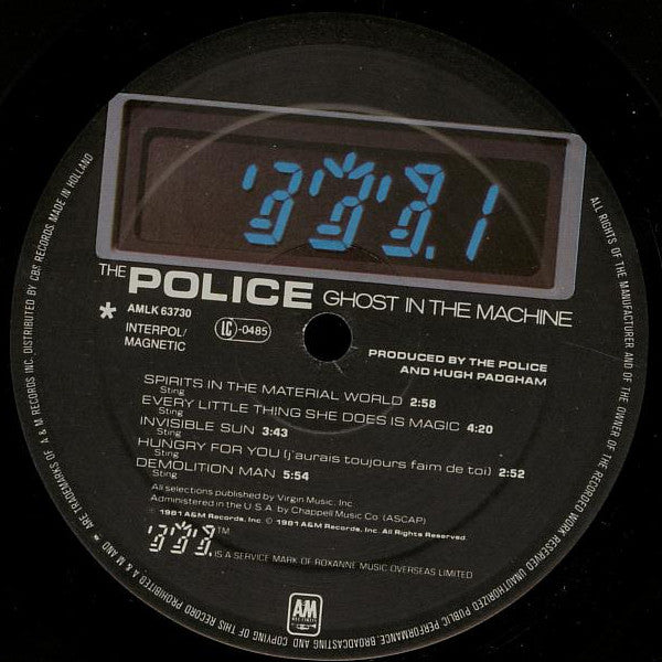 The Police : Ghost In The Machine (LP, Album)