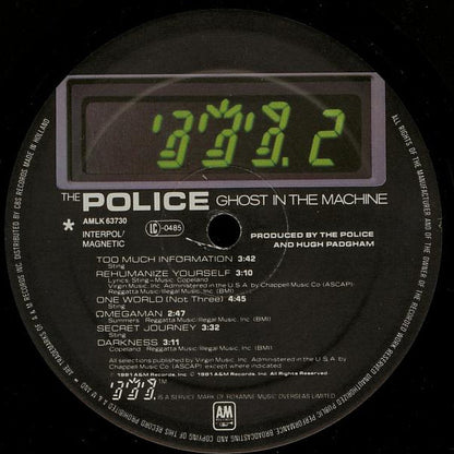 The Police : Ghost In The Machine (LP, Album)