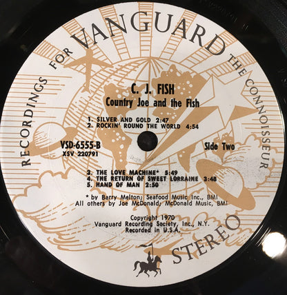 Country Joe And The Fish : C.J. Fish (LP, Album, Pit)