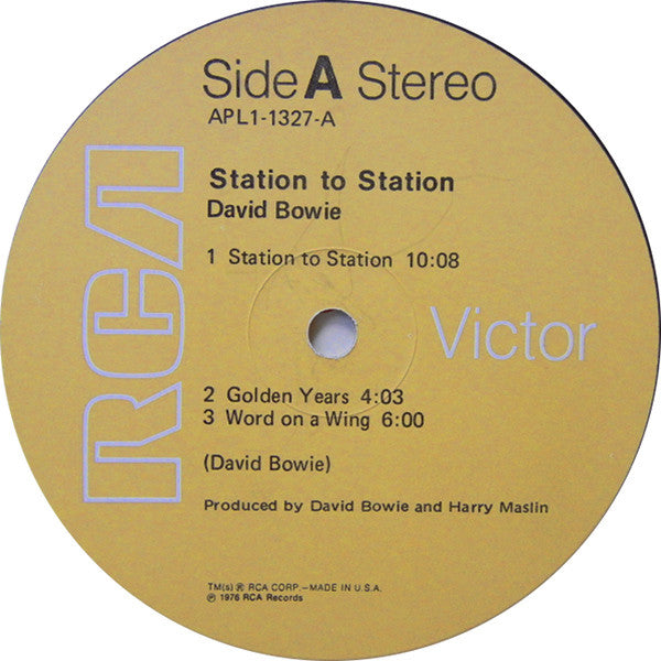 David Bowie : Station To Station (LP, Album, Ind)